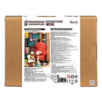 RoboTime - 3D könyvtámasz, Könyvesbolt miniház - JátékManufaktúra