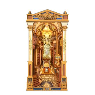 RoboTime - Könyvtámasz mini házikó Csodák könyvtára - JátékManufaktúra