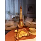RoboTime - 3D fa puzzle: Eiffel-torony (Night Shining) - JátékManufaktúra