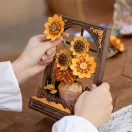 RoboTime - 3D fa puzzle Arany napraforgók - JátékManufaktúra