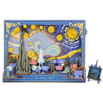 RoboTime - 3D fa kirakó Csillagos éj - JátékManufaktúra