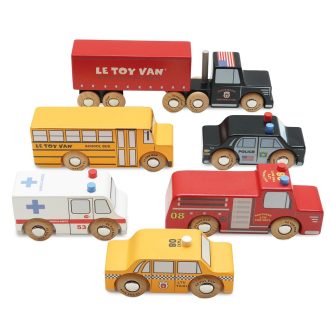 Le Toy Van - New York kisautó készlet - JátékManufaktúra
