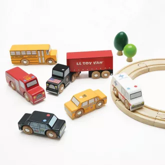 Le Toy Van - New York kisautó készlet - JátékManufaktúra