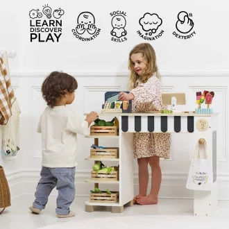 Le Toy Van - Elárusító stand kasszával és kiegészítőkkel - JátékManufaktúra