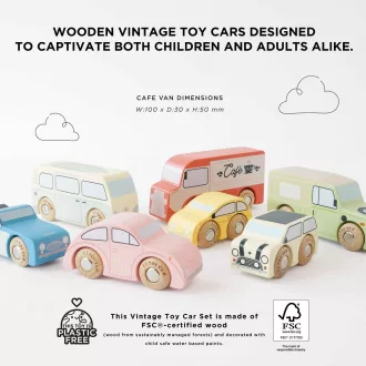 Le Toy Van - Vintage kisautó szett - JátékManufaktúra