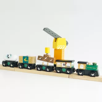 Le Toy Van - Zöld tehervonat - JátékManufaktúra