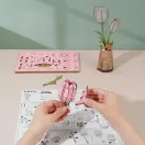 RoboTime - 3D fa készlet, Rózsaszín tulipán - JátékManufaktúra