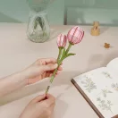 RoboTime - 3D fa készlet, Rózsaszín tulipán - JátékManufaktúra