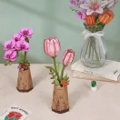 RoboTime - 3D fa készlet, Lila orchidea - JátékManufaktúra