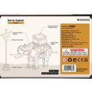 RoboTime - 3D fa puzzle: Harcos elefánt - JátékManufaktúra