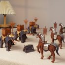 RoboTime - 3D fa puzzle: Harcos elefánt - JátékManufaktúra