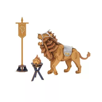 RoboTime - 3D fa puzzle: Harcos oroszlán (Warrior Lion) - JátékManufaktúra