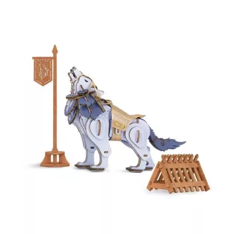 RoboTime - 3D fa puzzle: Harcos farkas (Warrior Wolf) - JátékManufaktúra
