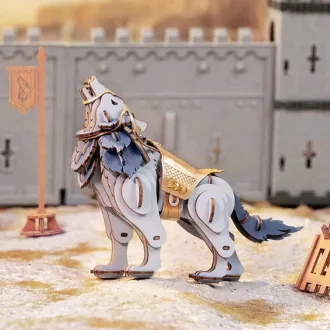 RoboTime - 3D fa puzzle: Harcos farkas (Warrior Wolf) - JátékManufaktúra