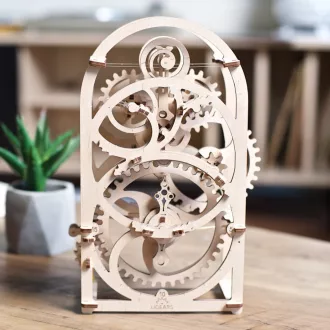 Ugears 3D fa mechanikus puzzle - Időzítő óramű - JátékManufaktúra
