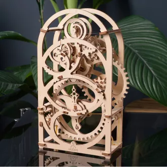 Ugears 3D fa mechanikus puzzle - Időzítő óramű - JátékManufaktúra
