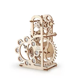 Ugears 3D fa mechanikus puzzle - Dinamométer - JátékManufaktúra