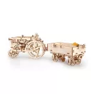 Ugears 3D drevené mechanické puzzle Vlečka za traktor