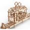 Ugears 3D fa mechanikus puzzle - Kabinos felvonó pályával - JátékManufaktúra
