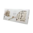 Ugears 3D fa mechanikus puzzle - Kabinos felvonó pályával - JátékManufaktúra