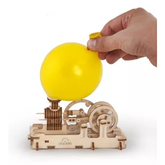 Ugears 3D fa mechanikus puzzle - Pneumatikus motor - JátékManufaktúra