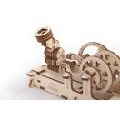 Ugears 3D fa mechanikus puzzle - Pneumatikus motor - JátékManufaktúra