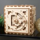 Ugears 3D fa mechanikus puzzle - Páncélszekrény - JátékManufaktúra