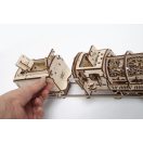 Ugears 3D fa mechanikus puzzle - Gőzmozdony 4-6-0 tendervonattal - JátékManufaktúra