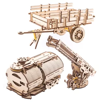   Ugears 3D drevené mechanické puzzle Sada príslušenstva pre nákladiak UGM-11