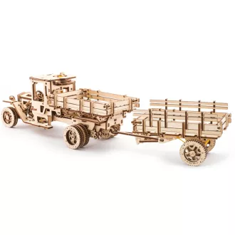   Ugears 3D drevené mechanické puzzle Sada príslušenstva pre nákladiak UGM-11