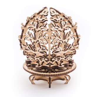 Ugears 3D fa mechanikus puzzle - Virág ékszertartó - JátékManufaktúra