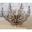 Ugears 3D fa mechanikus puzzle - Virág ékszertartó - JátékManufaktúra