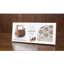 Ugears 3D fa mechanikus puzzle - Kódzár (Cryptex) - JátékManufaktúra