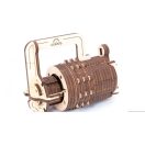 Ugears 3D fa mechanikus puzzle - Kódzár (Cryptex) - JátékManufaktúra
