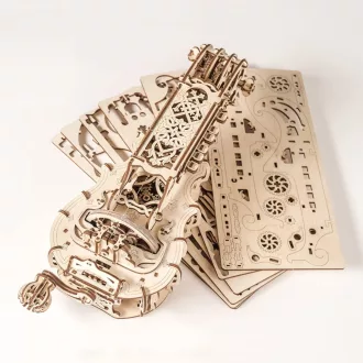 Ugears 3D fa mechanikus puzzle - Ninera (Hurdy-Gurdy) - JátékManufaktúra