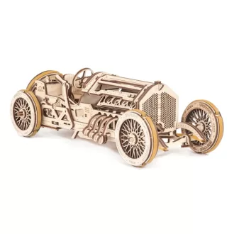 Ugears 3D fa mechanikus puzzle - U9 Grand Prix versenyautó - JátékManufaktúra