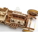 Ugears 3D fa mechanikus puzzle - U9 Grand Prix versenyautó - JátékManufaktúra