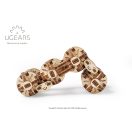 Ugears 3D fa mechanikus puzzle - Flexi Kocka - JátékManufaktúra
