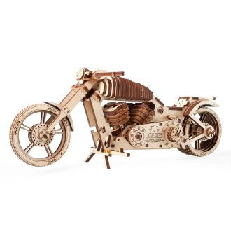Ugears 3D fa mechanikus puzzle - VM-02 Chopper - JátékManufaktúra