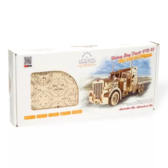 Ugears 3D fa mechanikus puzzle - VM-03 Heavy Boy nyergesvontató - JátékManufaktúra