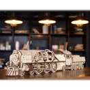 Ugears 3D fa mechanikus puzzle - V-Express gőzmozdony 4-6-2 tendervel - JátékManufaktúra