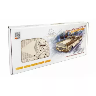 Ugears 3D fa mechanikus puzzle - VM-05 Álomkabrió - JátékManufaktúra