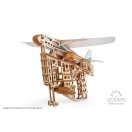 Ugears 3D fa mechanikus puzzle - Kilövő repülő - JátékManufaktúra