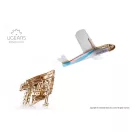 Ugears 3D fa mechanikus puzzle - Kilövő repülő - JátékManufaktúra