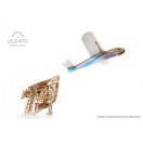 Ugears 3D fa mechanikus puzzle - Kilövő repülő - JátékManufaktúra