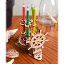 Ugears 3D fa mechanikus puzzle - Írószertartó szervező - JátékManufaktúra