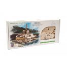 Ugears 3D fa mechanikus puzzle - Vontatóhajó - JátékManufaktúra