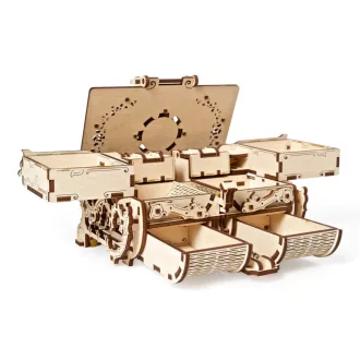 Ugears 3D fa mechanikus puzzle - Antik ékszerdoboz - JátékManufaktúra