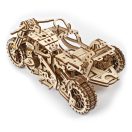 Ugears 3D fa mechanikus puzzle - UGR-10 scrambler oldalkocsival - JátékManufaktúra