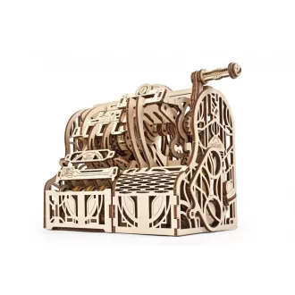 Ugears 3D fa mechanikus puzzle - Működő pénztárgép - JátékManufaktúra
